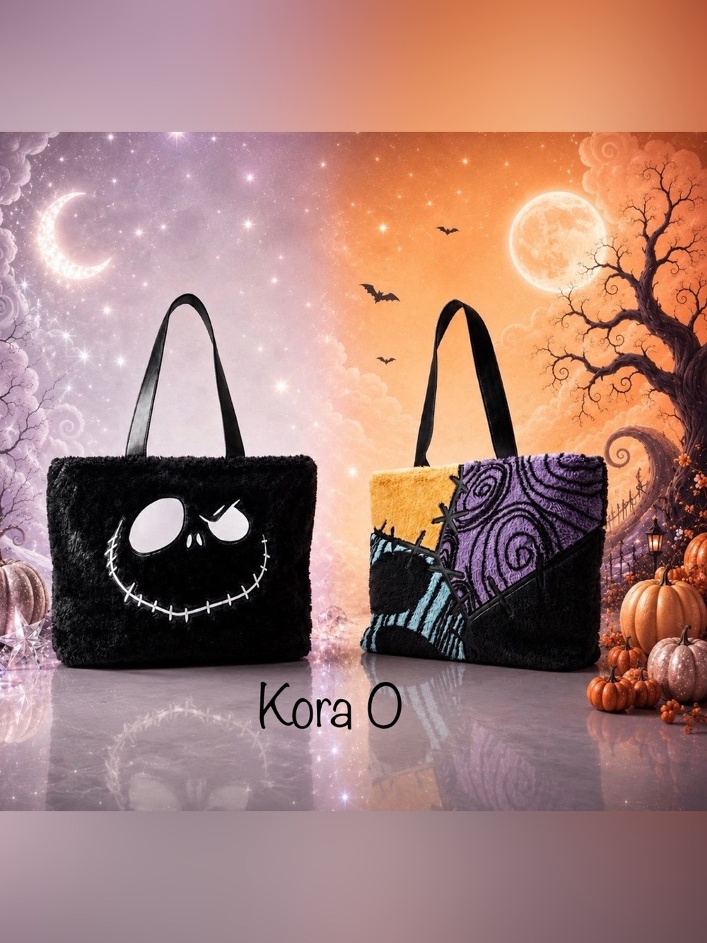 BBW Jack & Sally Tote Bag NEW